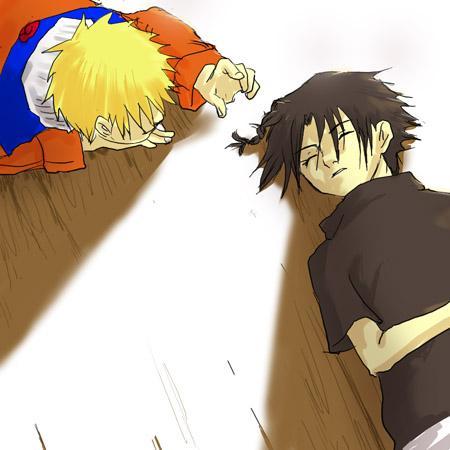 Sasuke-chan and Naruto-kun :-)